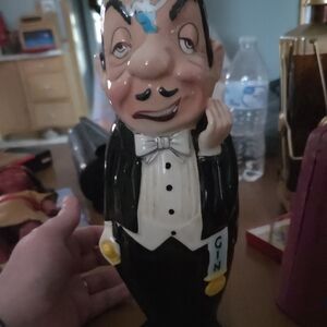 Vintage Ceramic Butler Decanter